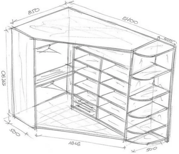 С чего начинать сборку углового шкафа