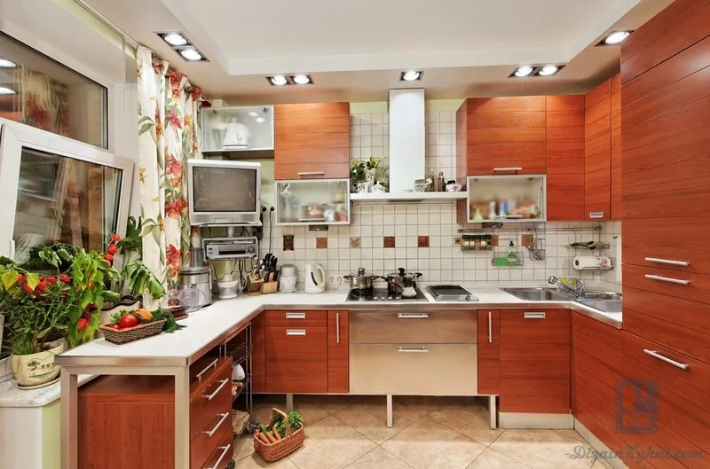 Дизайн квадратной кухни: 40+ фото ...