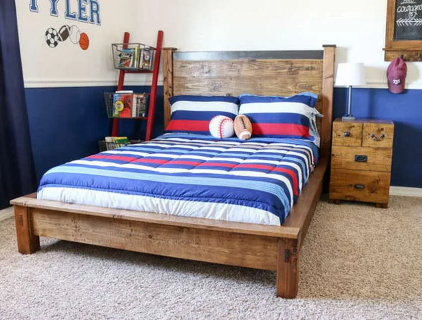 кровать для подростка из дерева