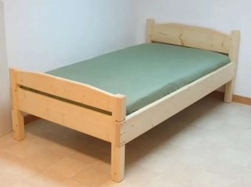 простая кровать из дерева чертежи