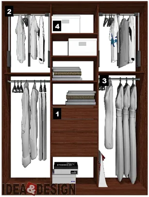 Cabinet compartment filling