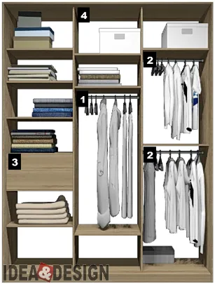 Internal filling of the compartment Cabinet