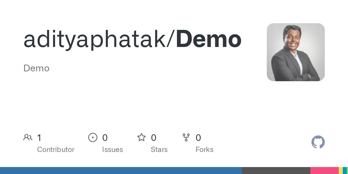 Demo · GitHub