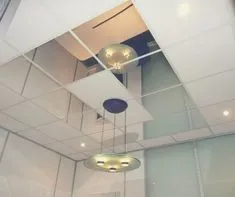 потолок армстронг Metal Ceiling Tiles, Mirror Ceiling, Mirror Tiles, Ceiling Panels, False Ceiling, Ceiling Lights, Bathroom Light Fixtures, Bathroom Decor, Suspended Ceiling Systems