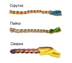 скрутка проводов