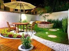 Mi Libro De Ideas on Instagram: “Ideas de patios muy modernos ���� #ideasdecoracion #decoracion #diseñodeinteriores #interiordesign #decoration” Small Garden Design, Backyard Patio, Terrace Garden Design, Patio Roof