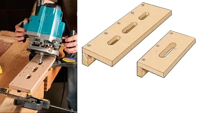 Самодельный шаблон для фрезерования гнезд