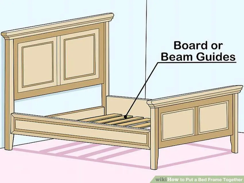 как собрать металлический каркас кровати