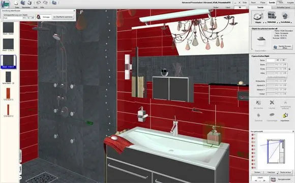 ПО ViSoft Premium для 3D моделирования ванных комнат.