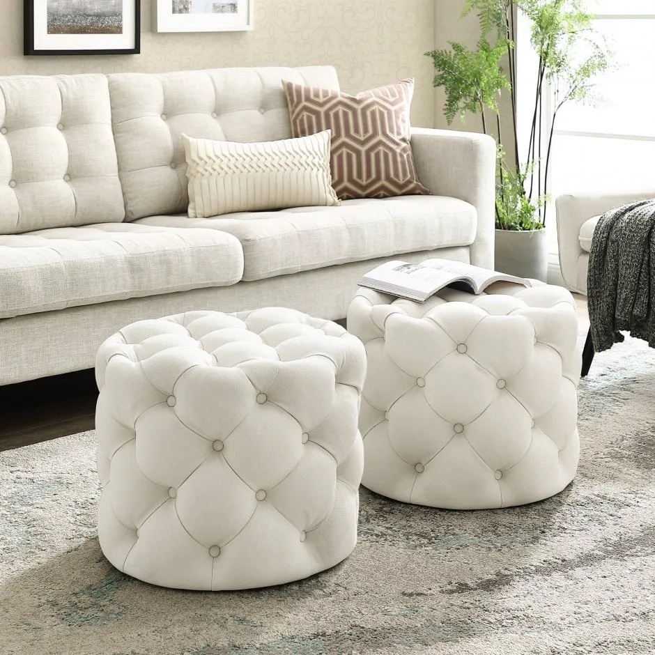 Пуф Jules Tufted Ottoman