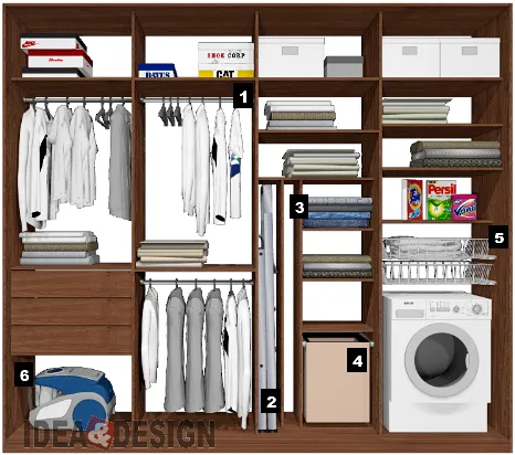 The interior layout of the Cabinet