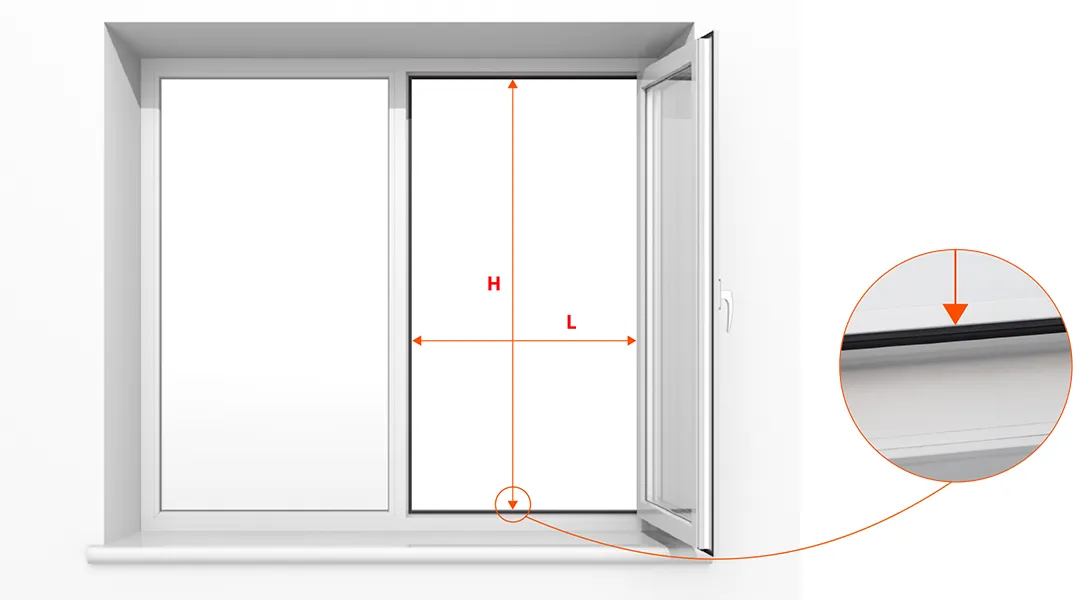 Замерить москитную сетку на окно: как ...