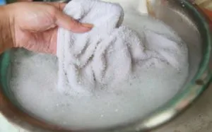Отбеливание хозяйственным мылом