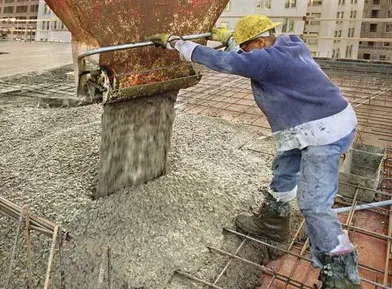 Укладка бетона
