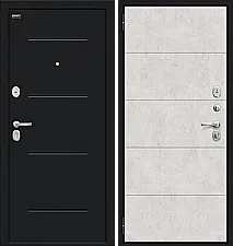 Дверь входная металлическая «Граффити-1 Инсайд» Букле черное/Look Art