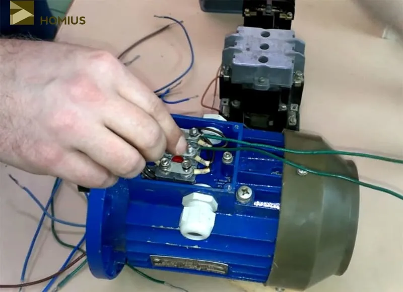 Проблема с подключением проводов к двигателю