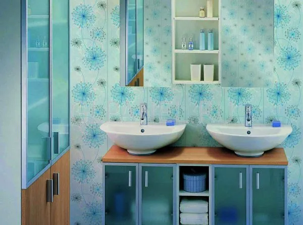 Ванная комната отделанная панелями