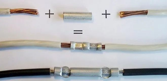 Опрессовка проводов гильзами обеспечивает отличный электрический контакт и высокую механическую прочность соединения