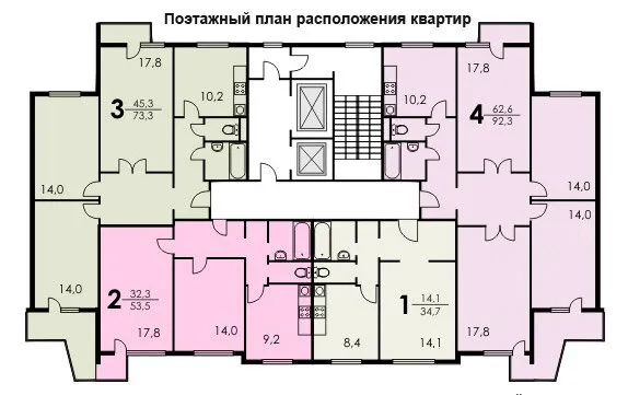 Планировки квартир брежневок. Типы ...