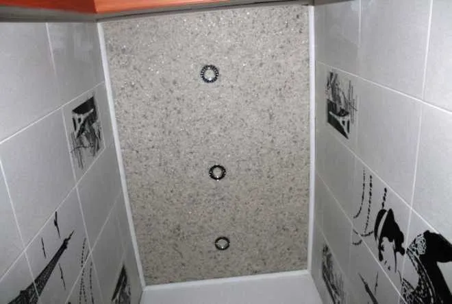 Примеры жидких обоев в ванной комнате