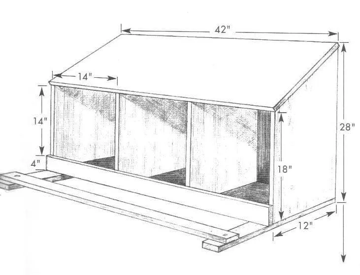 Гнезда для кур-несушек своими руками