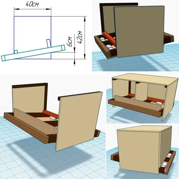Гнезда для кур-несушек своими руками
