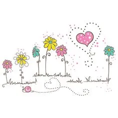 Vinilos Decorativos Flores de Amor Doodle Art Flowers, Line Art Flowers, Flower Doodles, Deco Turquoise, Dreamcatcher Drawing, Planner Doodles, Happy Birthday Art, Bible Doodling, Homemade Greeting Cards