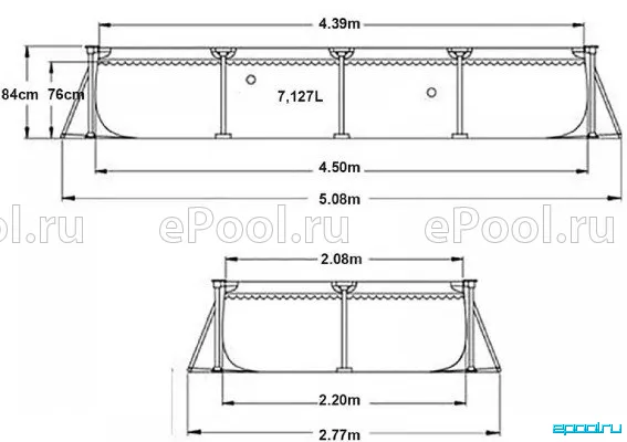 INTEX Rectangular Frame ...