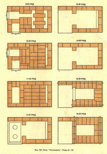 Печь «Экономка» из кирпича ...