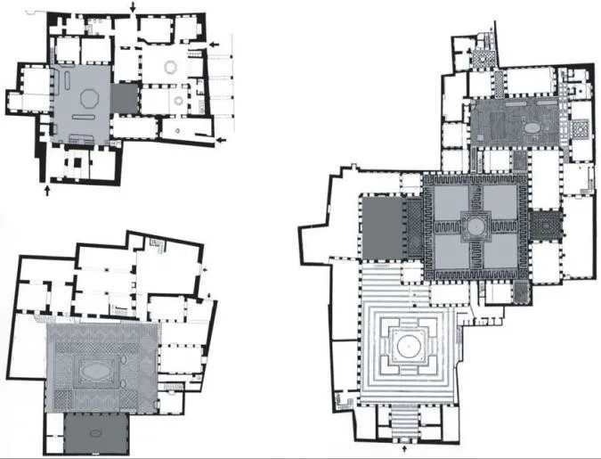 Традиционный сирийский план дома. Изображение предоставлено М. Хосамом Джироуди, архитектором