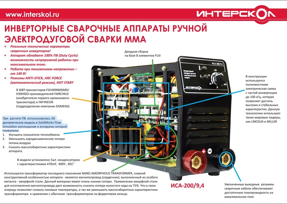 Устройство сварочного инвертора