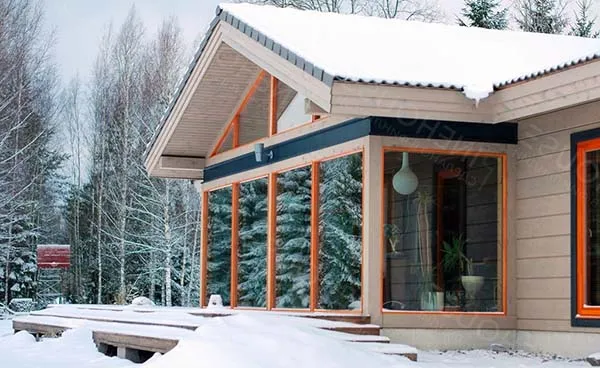 финский домик из клееного бруса  финский домик из клееного бруса