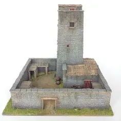 Jimbibblyblog: Qiang watchtower Medieval Cottage, Medieval Houses, Fantasy City Map, Fantasy House, Castillo Feudal, Wargaming Terrain, Castle Wall, Ancient Buildings