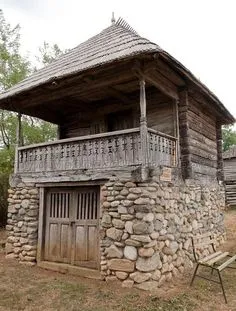 Rural House, Log Cabin, Traditional Houses