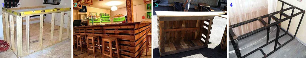 Каркасы барных стоек