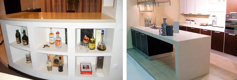 Барные стойки из гипсокартона