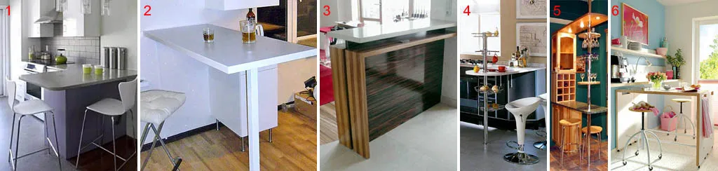 Простые барные стойки