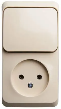 Выключатель с сетевой розеткой Schneider Electric Этюд BPA16-204K