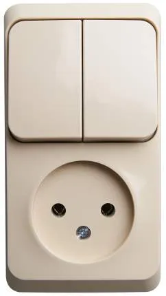 Выключатель с сетевой розеткой Schneider Electric Этюд BPA16-205K