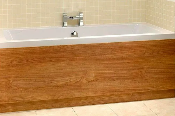 Деревянный экран под ванну