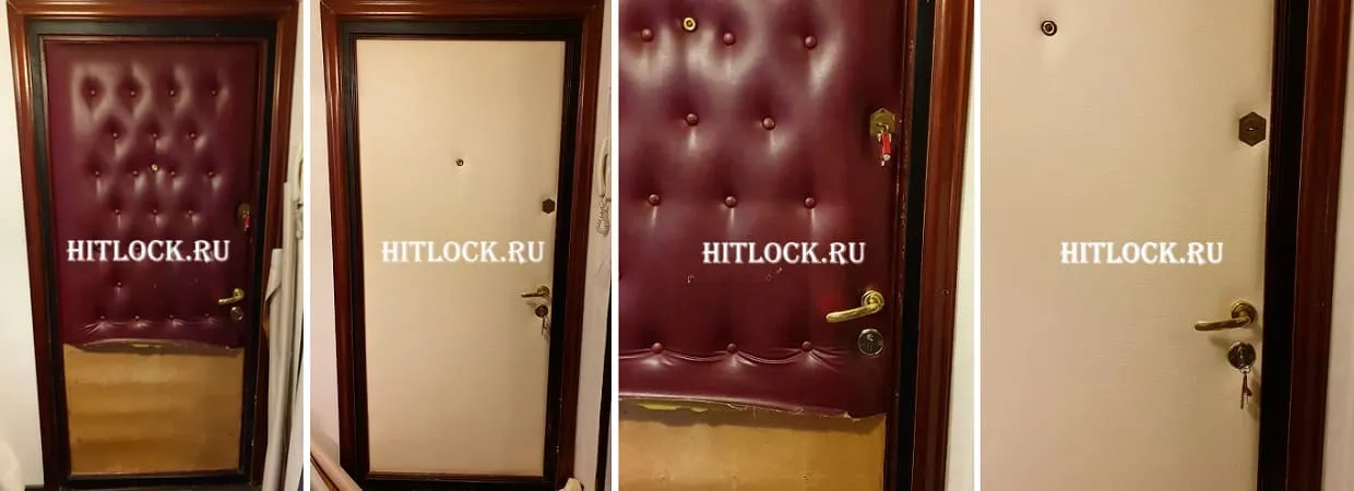 Обивка дверей дермантином цена в Москве ...