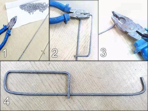 Алгоритм изготовления крючка для вязки арматуры из электрода