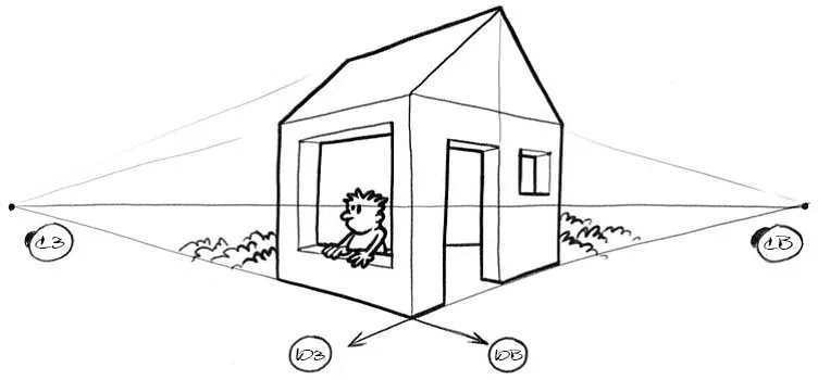Как нарисовать домик 6.1