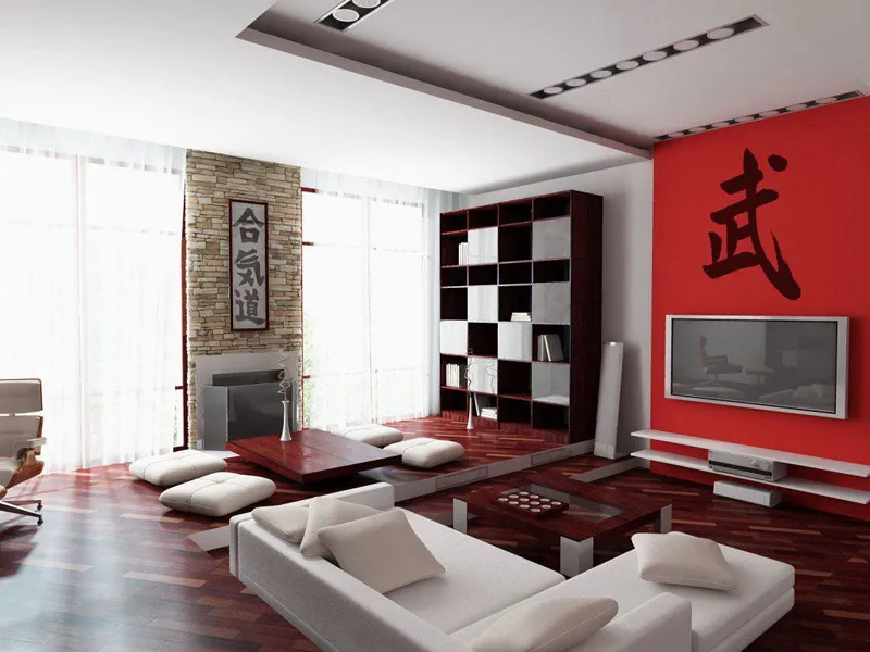 Японский стиль в интерьере комнаты