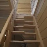 Лестница утиный шаг чертеж