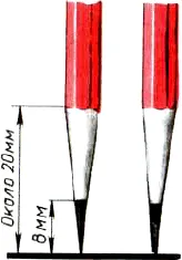 Правильно заточенные карандаши