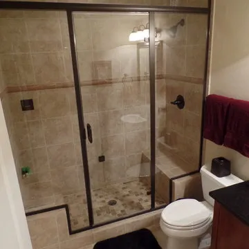 Basement steam shower