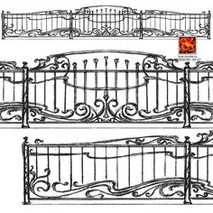 Эскизы – 1 601 фотография | ВКонтакте Iron Garden Gates, Railings, Iron Work, Pattern And Decoration