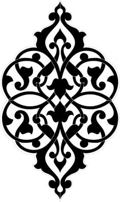 Трафареты / Декор / Интересные идеи декора Islamic Art Pattern, Pattern Art, Pattern Design, Damask Pattern, Motifs Islamiques, Home Bild, Motif Arabesque, Islamic Art Calligraphy