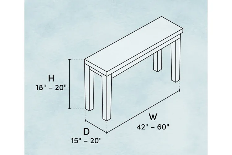 standard bench height